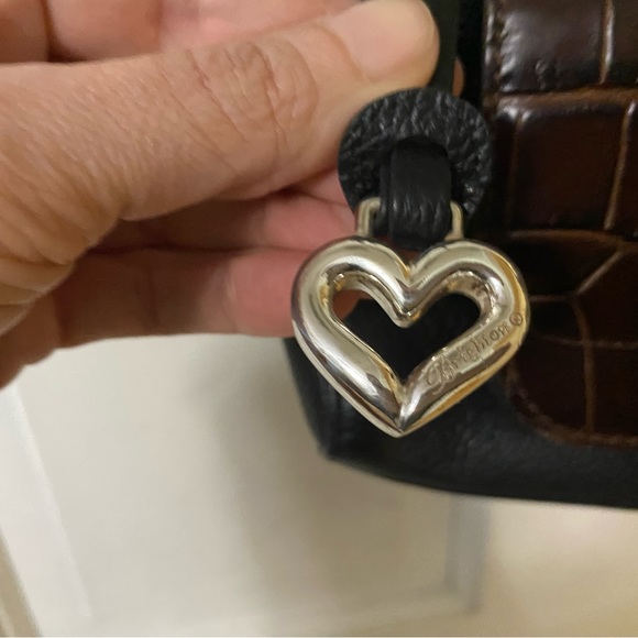 Brighton Pebble Leather, Croc Embossed Crossbody - Picture 5 of 16